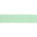 1 1/2" Frayed Edge Chiffon Ribbon | Light Green | 10 Yard Roll
