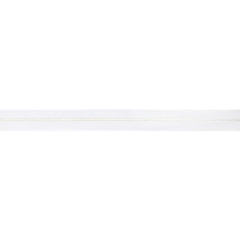 7/8" Sheer Wedding Ribbon | White | 20 Yard Roll