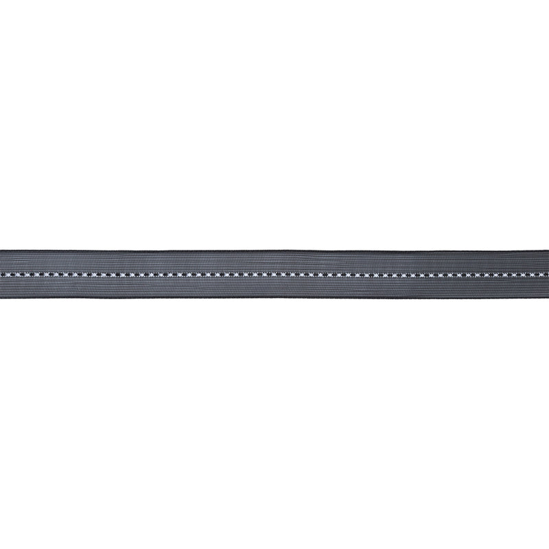 7/8" Sheer Wedding Ribbon | Black | 20 Yard Roll