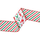 2 1/2" Wired Reversible Dupioni | Playful Elf | 10 Yard Roll