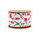 2 1/2" Wired Reversible Dupioni | Playful Elf | 10 Yard Roll