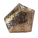 4" Sequin Wired Ribbon | Rose Gold | 10 Yard Roll