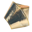 4" Lurex Wired Ribbon | Champagne | 10 Yard Roll