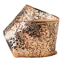 3" Sequin Wired Ribbon | Rose Gold | 10 Yard Roll