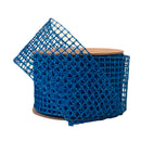 2 1/2" Wired Ribbon | "Netting" Blue | 10 Yard Roll