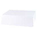 14" x 9" x 4.3" Collapsable Gift Box w/ Magnetic Square Flap Lid | White