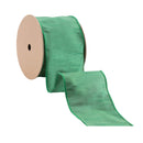 4" Wired Dupioni Ribbon | Forest | 10 Yard Roll
