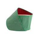 4" Wired Double-fused Dupioni Ribbon | Red/Green | 10 Yard Roll