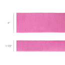 1 1/2" Wired Double-fused Dupioni Ribbon | Red/Hot Pink | 10 Yard Roll