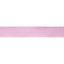 1 1/2" Wired Double-fused Dupioni Ribbon | Red/Lt Pink | 10 Yard Roll