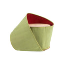 4" Wired Double-fused Dupioni Ribbon | Red/Lime Green | 10 Yard Roll