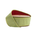 1 1/2" Wired Double-fused Dupioni Ribbon | Red/Lime Green | 10 Yard Roll