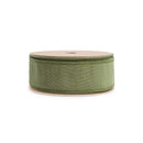 1 1/2" Wired Double-fused Dupioni Ribbon | Red/Moss Green | 10 Yard Roll