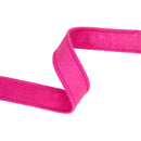 1" Wired Dupioni Ribbon | Hot Pink w/ Metallic Fused Backing | 10 Yard Roll