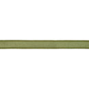 1" Wired Dupioni Ribbon | Moss w/ Gold Metallic Fused Backing | 10 Yard Roll