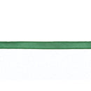 1" Wired Dupioni Ribbon | Christmas Green w/ Metallic Fused Backing | 10 Yard Roll