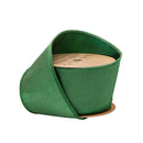 2 1/2" Wired Dupioni Ribbon | Christmas Green w/ Metallic Fused Backing | 10 Yard Roll