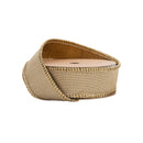 1" Wired Ribbon | Gold Dupion w/ Metallic-Fused Backing | 10 Yard Roll