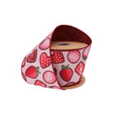4" Wired Dupioni Ribbon | Deluxe Chocolates on Pale Pink w/ Dark Brown Backing | 10 Yard Roll