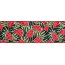 4" Wired Dupioni Ribbon | Watermelon Patch w/ Watermelon-colored Backing | 10 Yard Roll