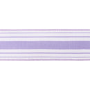 2 1/2" Wired Dupioni Ribbon | Purple Vertical Uneven Stripe w/ Purple Backing | 10 Yard Roll