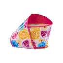 4" Wired Ribbon | Bright Floral | 10 Yard Roll