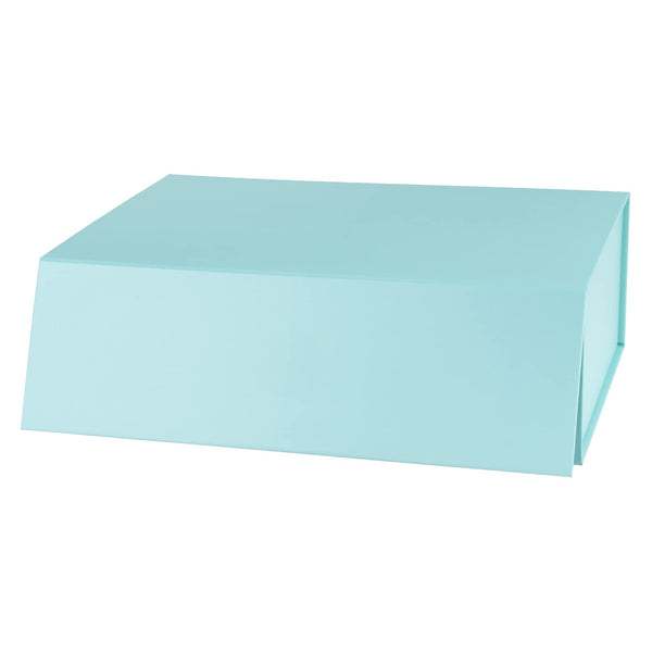 14" x 9" x 4.3" Collapsable Gift Box w/ Magnetic Square Flap Lid | Mint