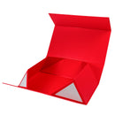 14" x 9" x 4.3" Collapsable Gift Box w/ Magnetic Square Flap Lid | Red