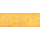 4" Wired Dupioni Ribbon | Fresh Citrus w/ Creamy Yellow Backing | 10 Yard Roll