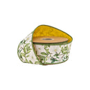 2 1/2" Wired Dupioni Ribbon | Citrus Flower w/ Yellow Backing | 10 Yard Roll