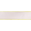 2 1/2" Wired Seersucker Ribbon | Pink w/ Green Backing | 10 Yard Roll