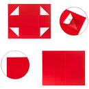 14" x 9" x 4.3" Collapsable Gift Box w/ Magnetic Square Flap Lid | Red