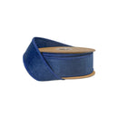 1 1/2" Wired Paper Felt Ribbon | Blue | 10 Yard Roll