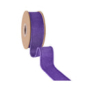 1 1/2" Wired Paper Felt Ribbon | Lilac | 10 Yard Roll