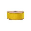 1 1/2" Wired Paper Felt Ribbon | Yellow | 10 Yard Roll