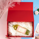 14" x 9" x 4.3" Collapsable Gift Box w/ Magnetic Square Flap Lid | Red