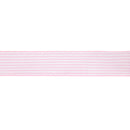 2 1/2" Wired Ribbon | Pink Ticking Stripe | 10 Yard Roll