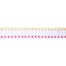 1 1/2" Wired Ribbon | Candy Dot Pink/Orange | 10 Yard Roll