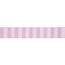 2 1/2" Wired Ribbon | Light Pink Horizontal Stripe| 10 Yard Roll