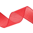 2 1/2" Wired Ribbon | Red Plaid | 10 Yard Roll