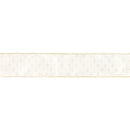 2 1/2" Wired Ribbon | Geometry on Ivory | 10 Yard Roll