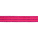 1 1/2" Wired Ribbon | Hot Pink Glittered Pinstripes on Hot Pink | 10 Yard Roll