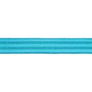 1 1/2" Wired Ribbon | Bright Blue Glittered Pinstripes on Blue | 10 Yard Roll