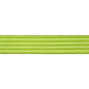 2 1/2" Wired Ribbon | Green Glittered Pinstripes on Light Green | 10 Yard Roll