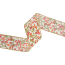 1 1/2" Wired Ribbon | Multi-Colored Berries | 10 Yard Roll | 10 Yard Roll