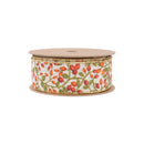 1 1/2" Wired Ribbon | Multi-Colored Berries | 10 Yard Roll | 10 Yard Roll