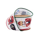 2 1/2" Wired Ribbon | Nutcracker with Red/Green Edge | 10 Yard Roll