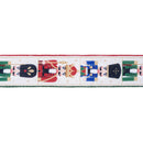 2 1/2" Wired Ribbon | Nutcracker with Red/Green Edge | 10 Yard Roll