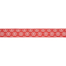 1 1/2" Wired Ribbon | Red Starburst | 10 Yard Roll