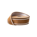 1 1/2" Wired Velvet Ribbon | Gingerbread w/ White Backing | 10 Yard Roll